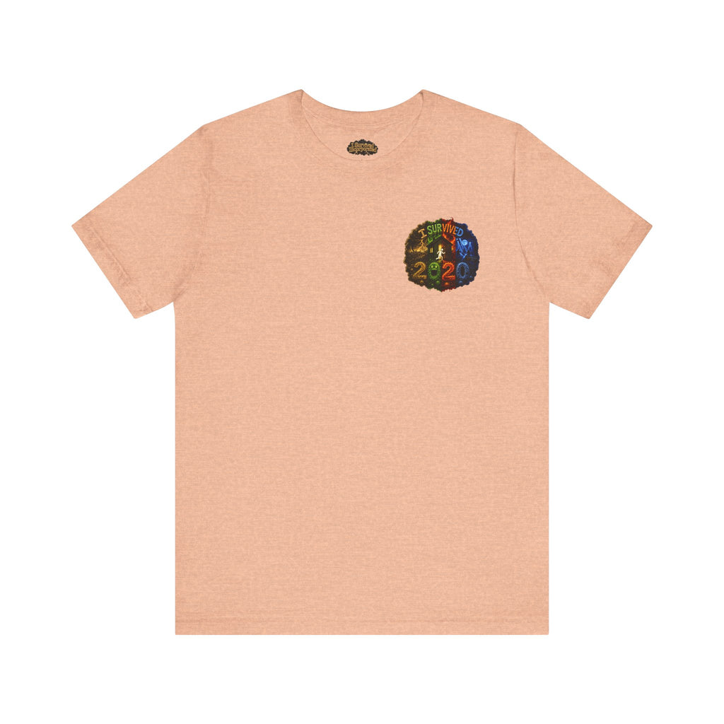 I Survived 2020 — "No Signal" Test Pattern Tee Alien Broadcast Finale Summer Premiere Unisex Jersey Short Sleeve Tee