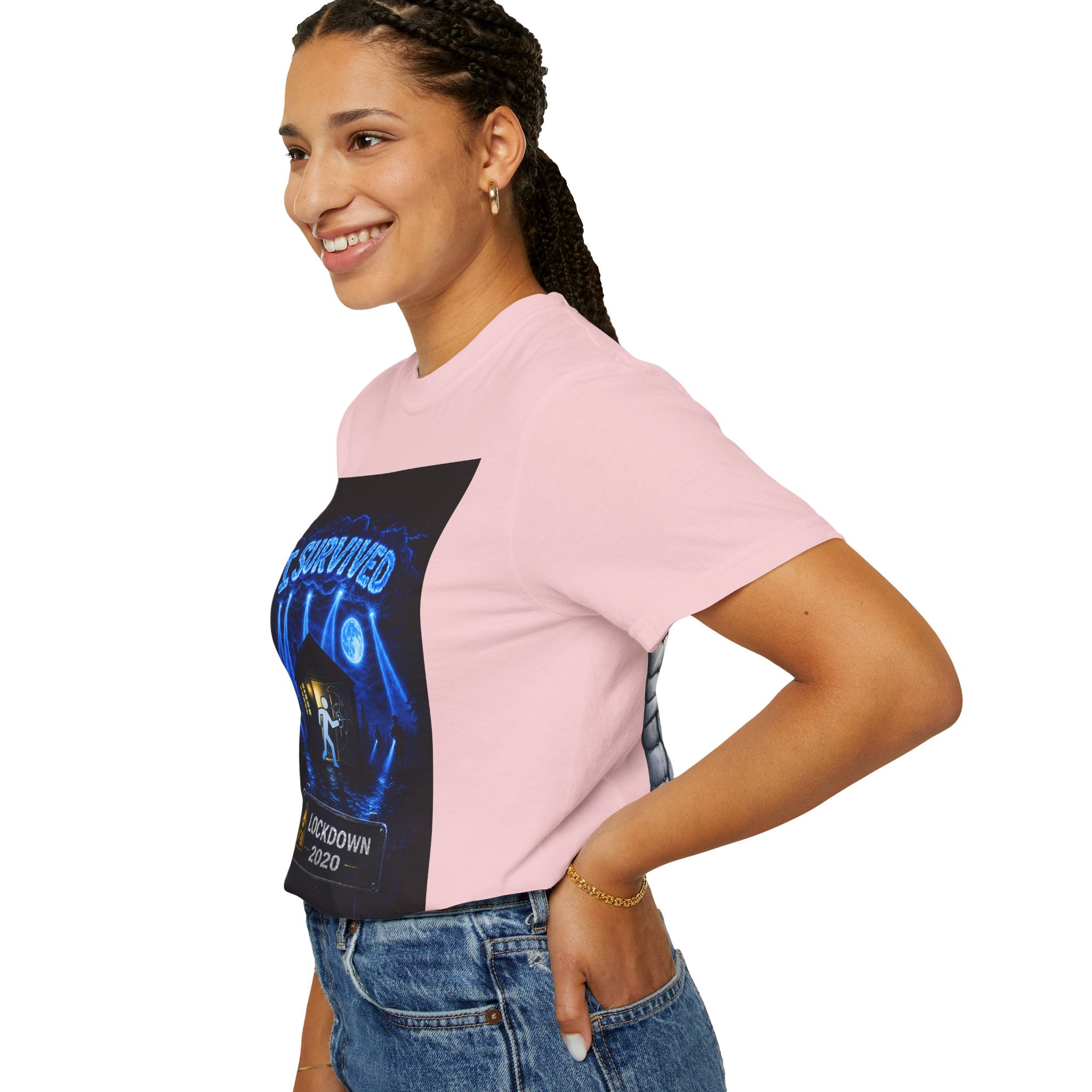 I Survived 2020 — LOCKDOWN S3:E1: "Quarantine" Unisex Garment-Dyed T-shirt
