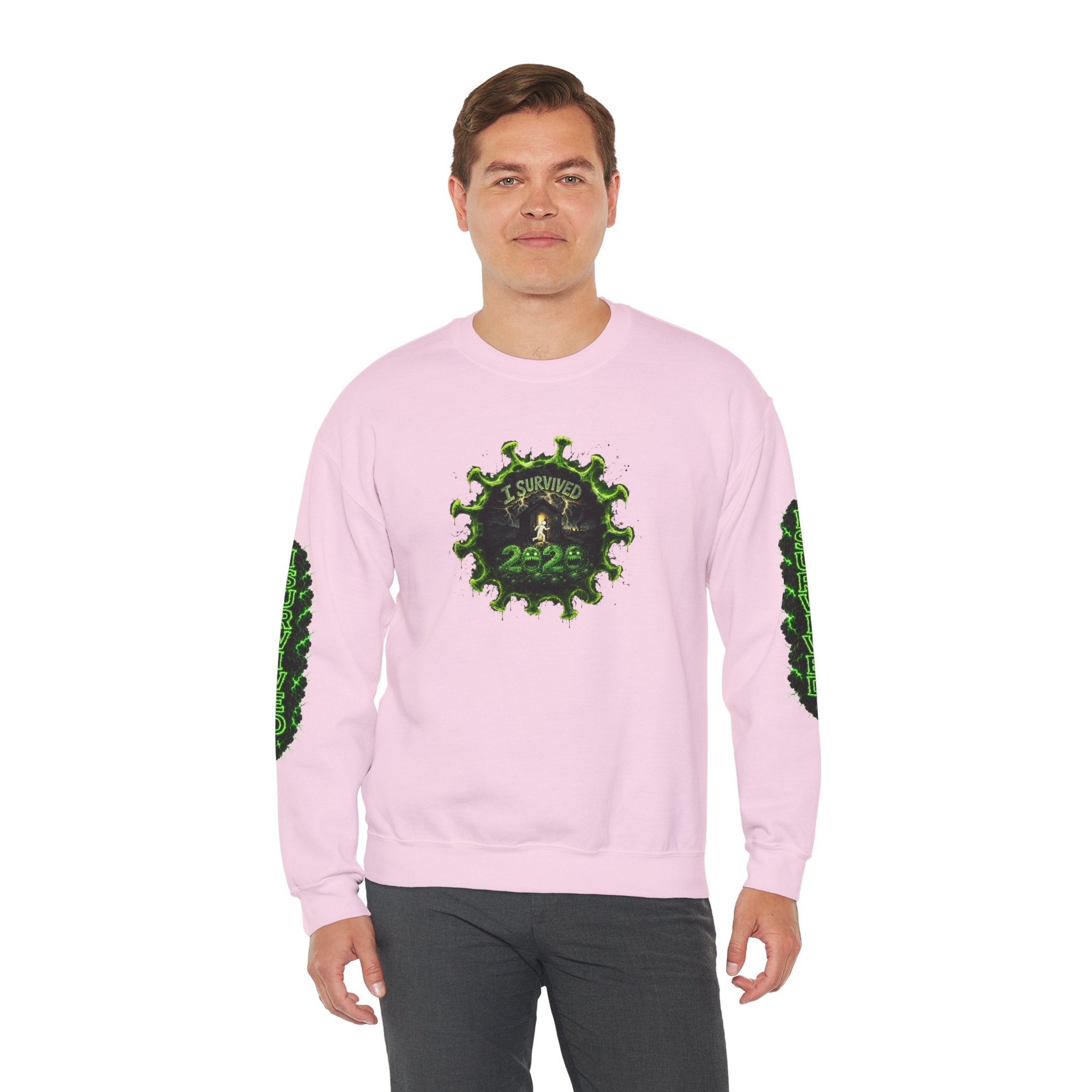 I Survived 2020 — PANDEMIC S1:E4: Director's Cut "Mask Madness" Unisex Heavy Blend™ Crewneck Sweatshirt