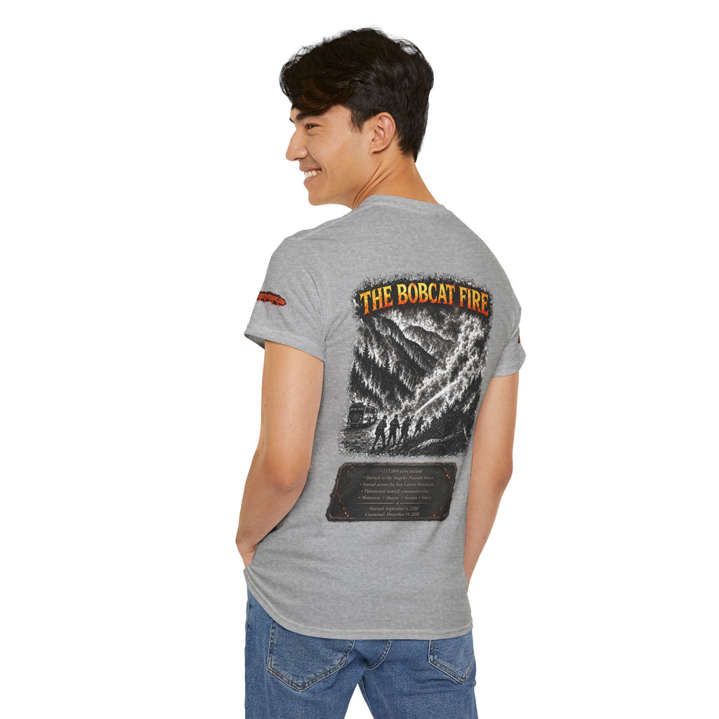 I Survived 2020 — Director's Cut S2:E2 "The Bobcat Fire" | Wildfire Edition Memorial Unisex Heavy Cotton Tee (SPECIAL EDITION)