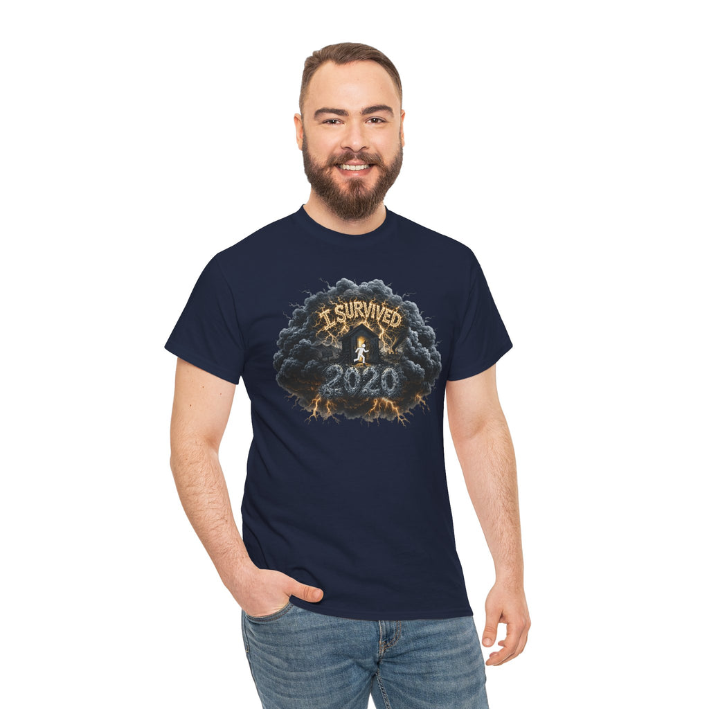 I Survived 2020 — Director's Cut Original Design Teaser Tee | Season 1 Premiere Drop Unisex Heavy Cotton Tee