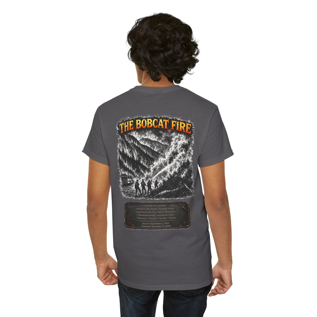 I Survived 2020 — WILDFIRES S2:E2: "The Bobcat Fire" Memorial Unisex Heavy Cotton Tee