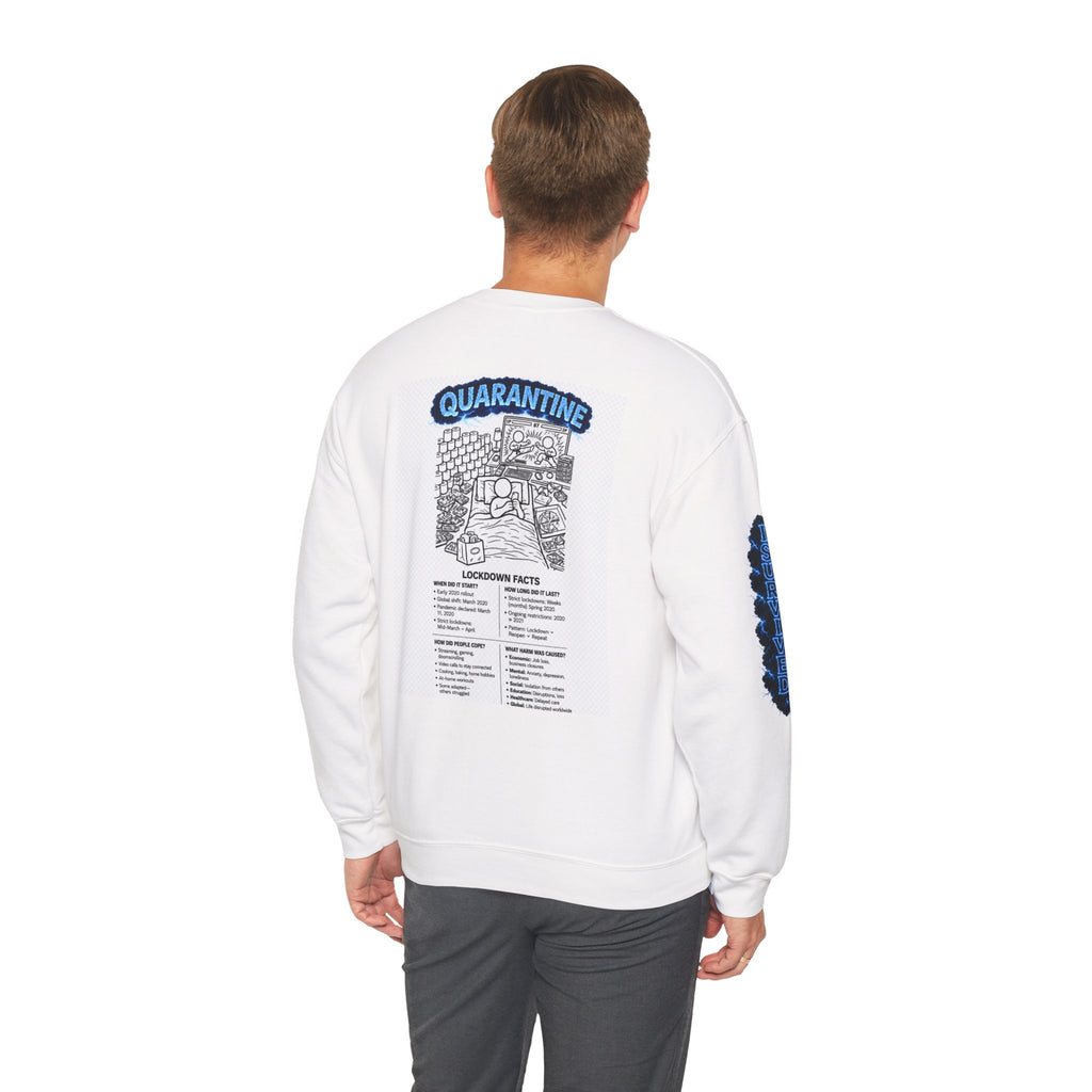 I Survived 2020 — Director's Cut S3:E1 "Quarantine" | Lockdown Edition Documentary Unisex Heavy Blend™ Crewneck Sweatshirt