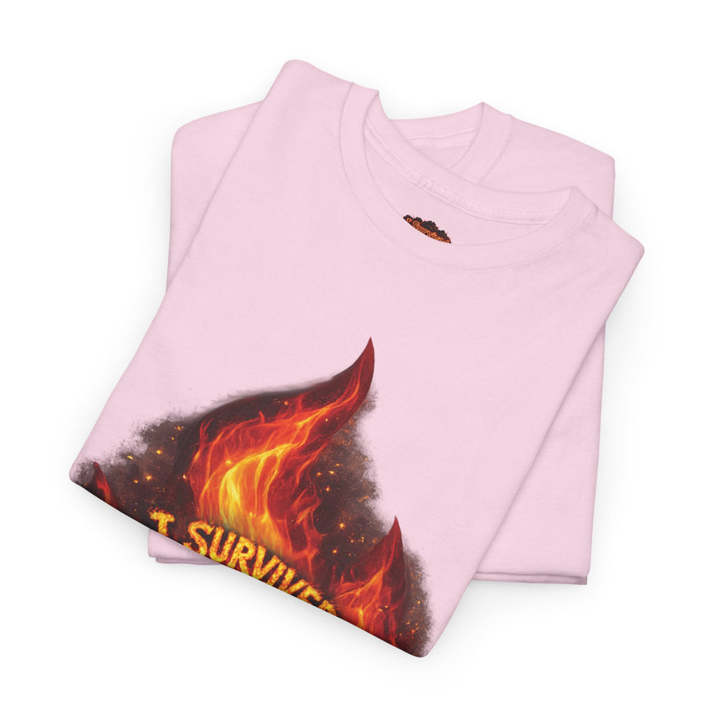 I Survived 2020 — Director's Cut S2:E1 "Berry Creek" | Wildfire Edition Memorial Unisex Heavy Cotton Tee (SPECIAL EDITION)