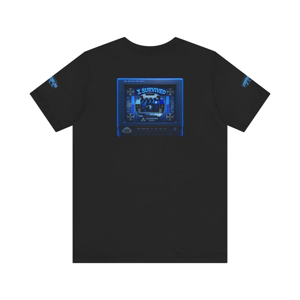 I Survived 2020 — "Please Stand By" Test Pattern Tee Lockdown Special Edition Summer Exclusive Unisex Jersey Short Sleeve Tee