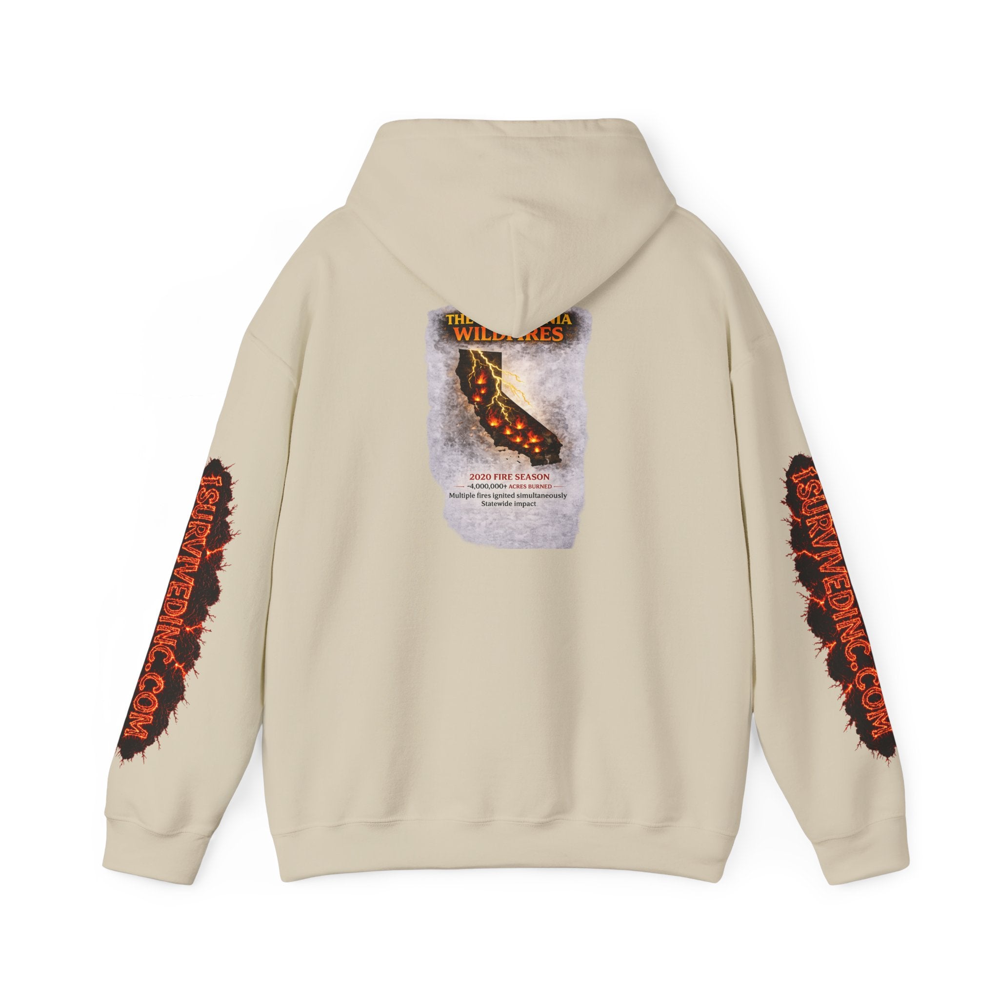 I Survived 2020 — S2:E3 "The California Wildfires" | Wildfire Edition Memorial Hoodie Sweatshirt