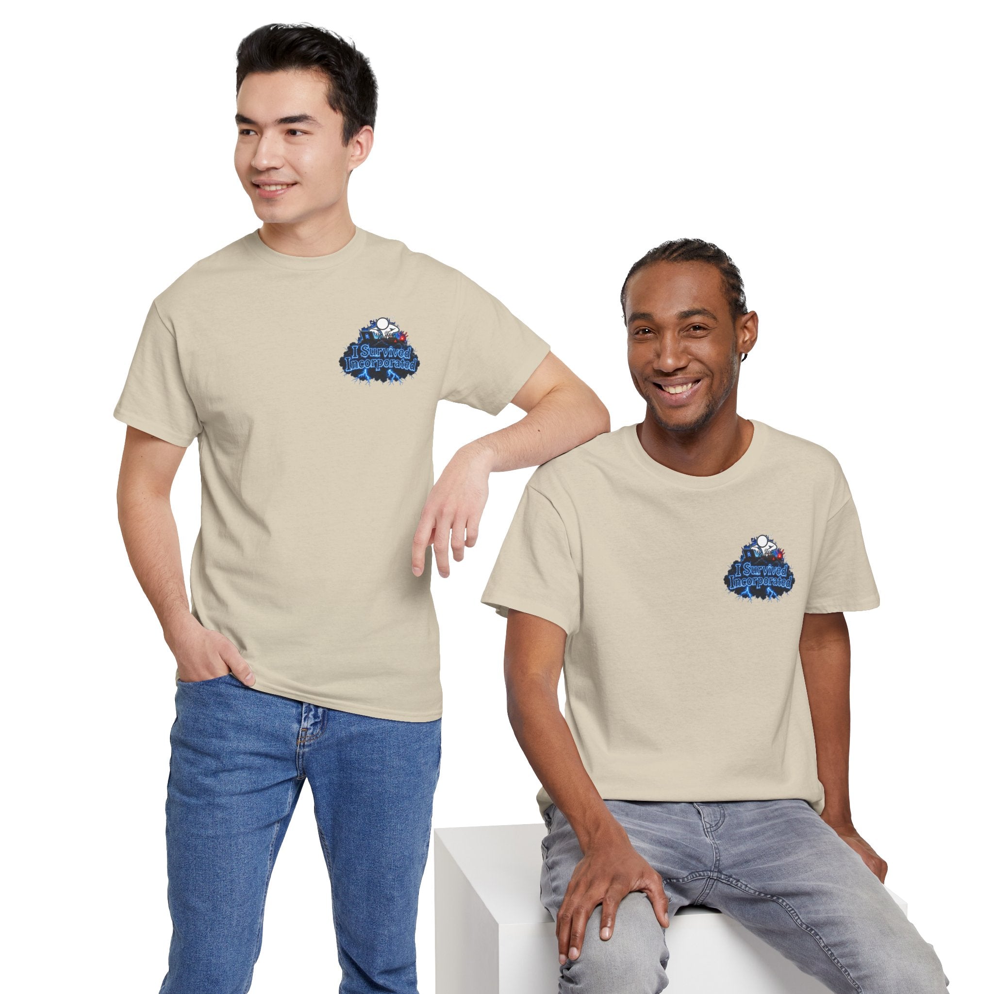 I Survived 2020 — "Please Stand By" Test Pattern Tee Lockdown Surveillance Edition Summer Exclusive Unisex Heavy Cotton Tee