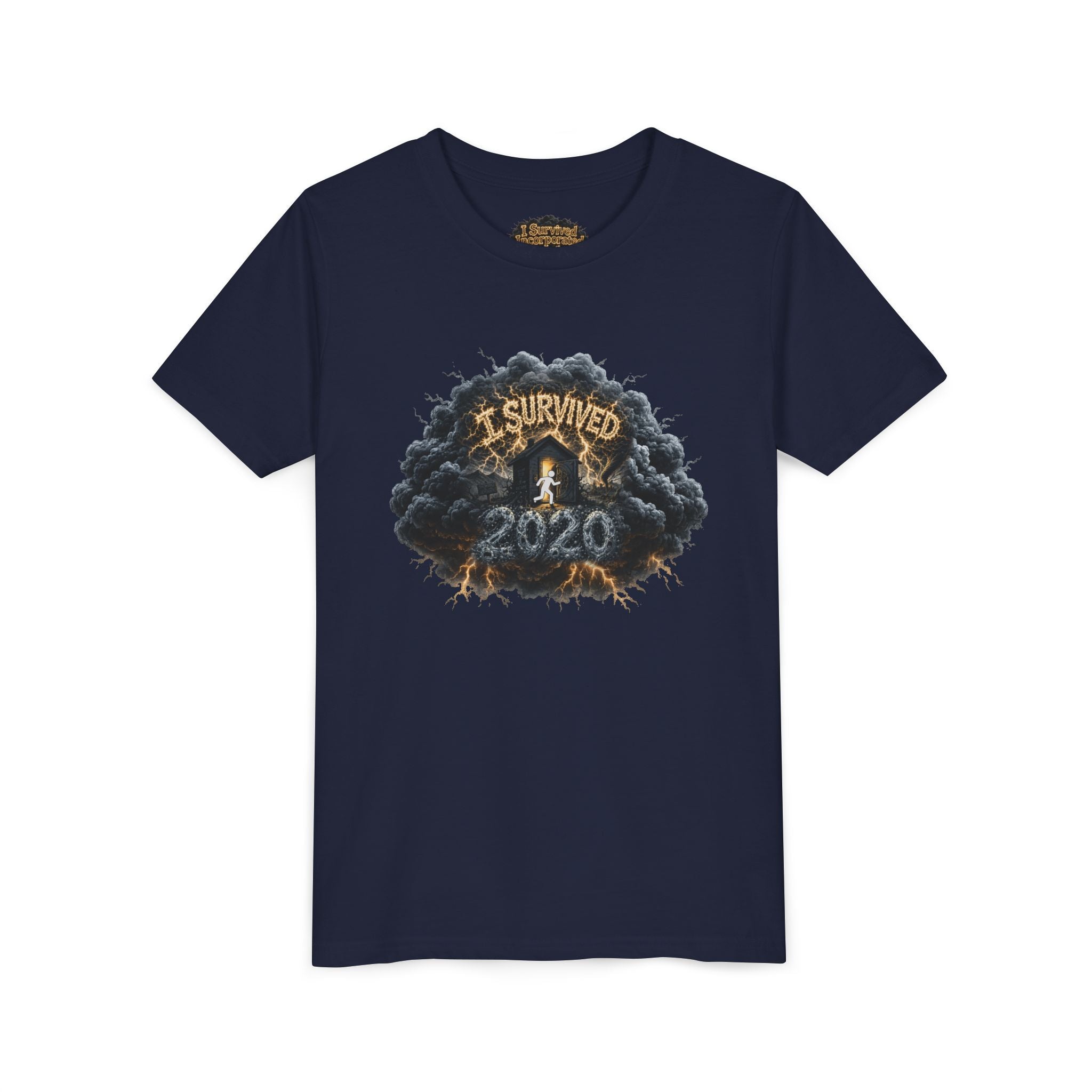 I Survived 2020 — Director's Cut Original Design Teaser Tee | Season 1 Premiere Drop Youth Short Sleeve Tee