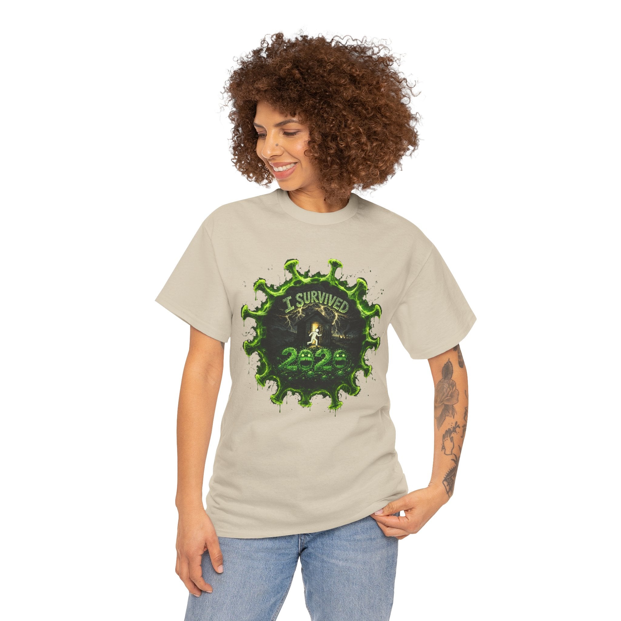 I Survived 2020 — Director's Cut S1:E4 "Mask Madness Mayhem Moment" | Pandemic Edition Unisex Heavy Cotton Tee