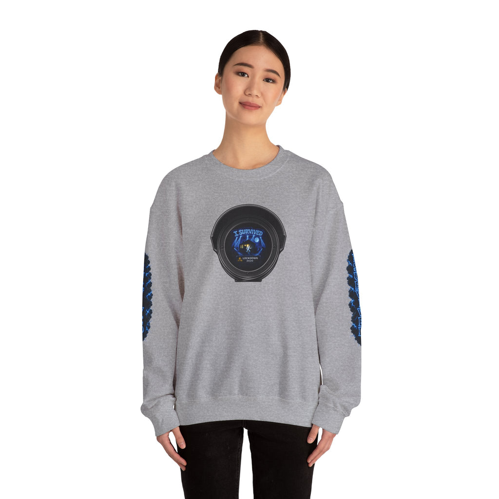 I Survived 2020 —  LOCKDOWN S3:E1: Director's Cut Special Edition "Quarantine" Unisex Heavy Blend™ Crewneck Sweatshirt