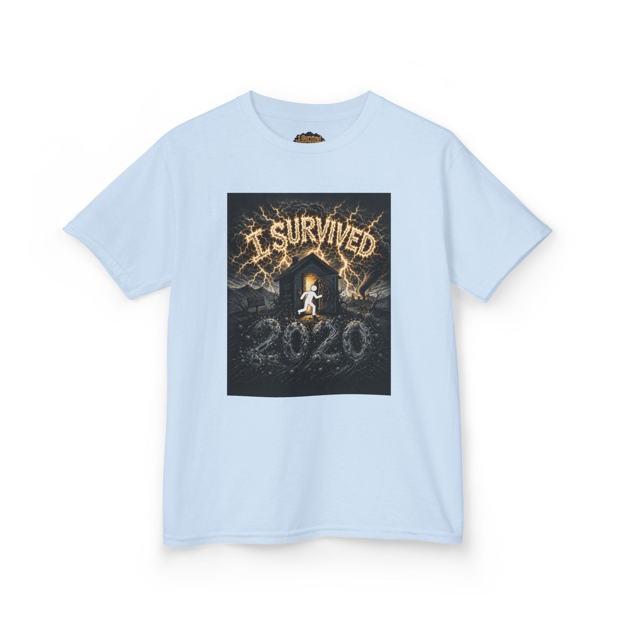 I Survived 2020 — Original Design Teaser Tee | Season 1 Premiere Drop Kids Heavy Cotton™ Tee