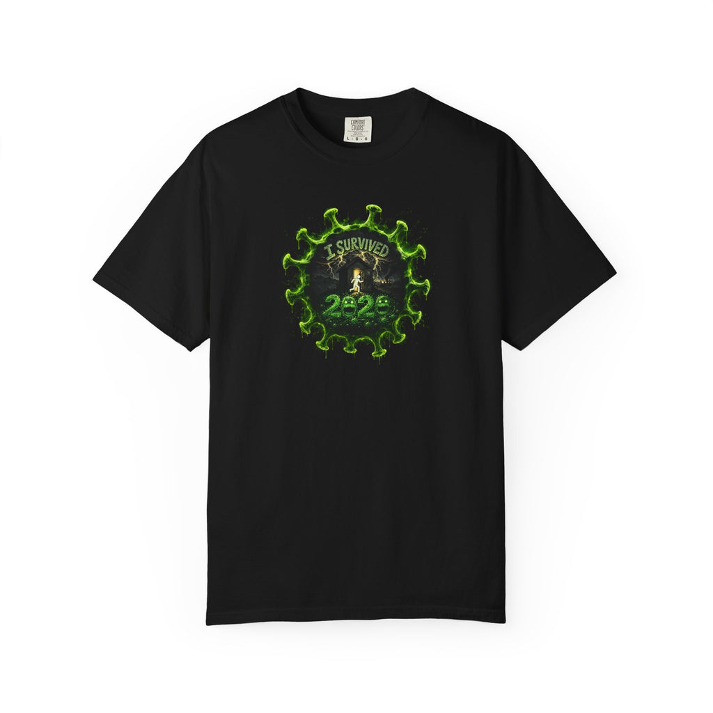 I Survived 2020 — PANDEMIC S1:E5: Director's Cut "Delivery Doomsday" Unisex Garment-Dyed T-shirt