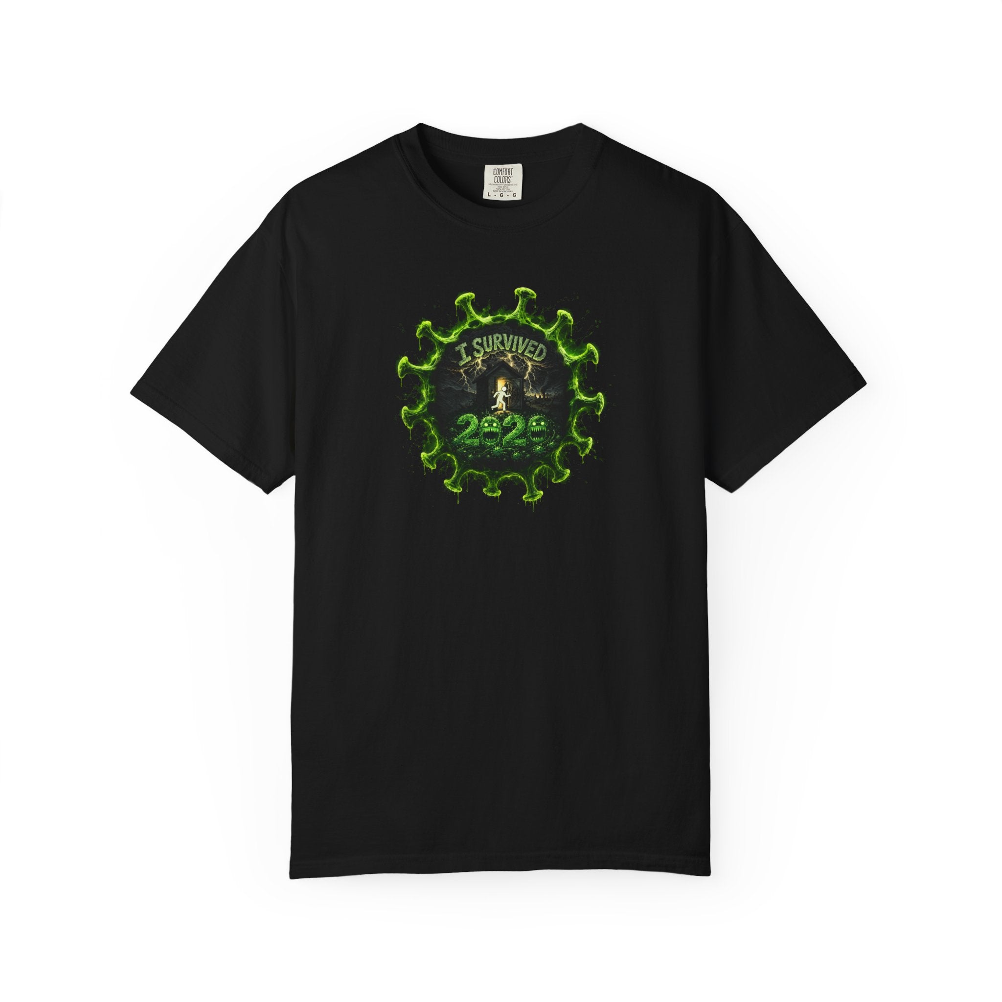 I Survived 2020 — PANDEMIC S1:E5: Director's Cut "Delivery Doomsday" Unisex Garment-Dyed T-shirt