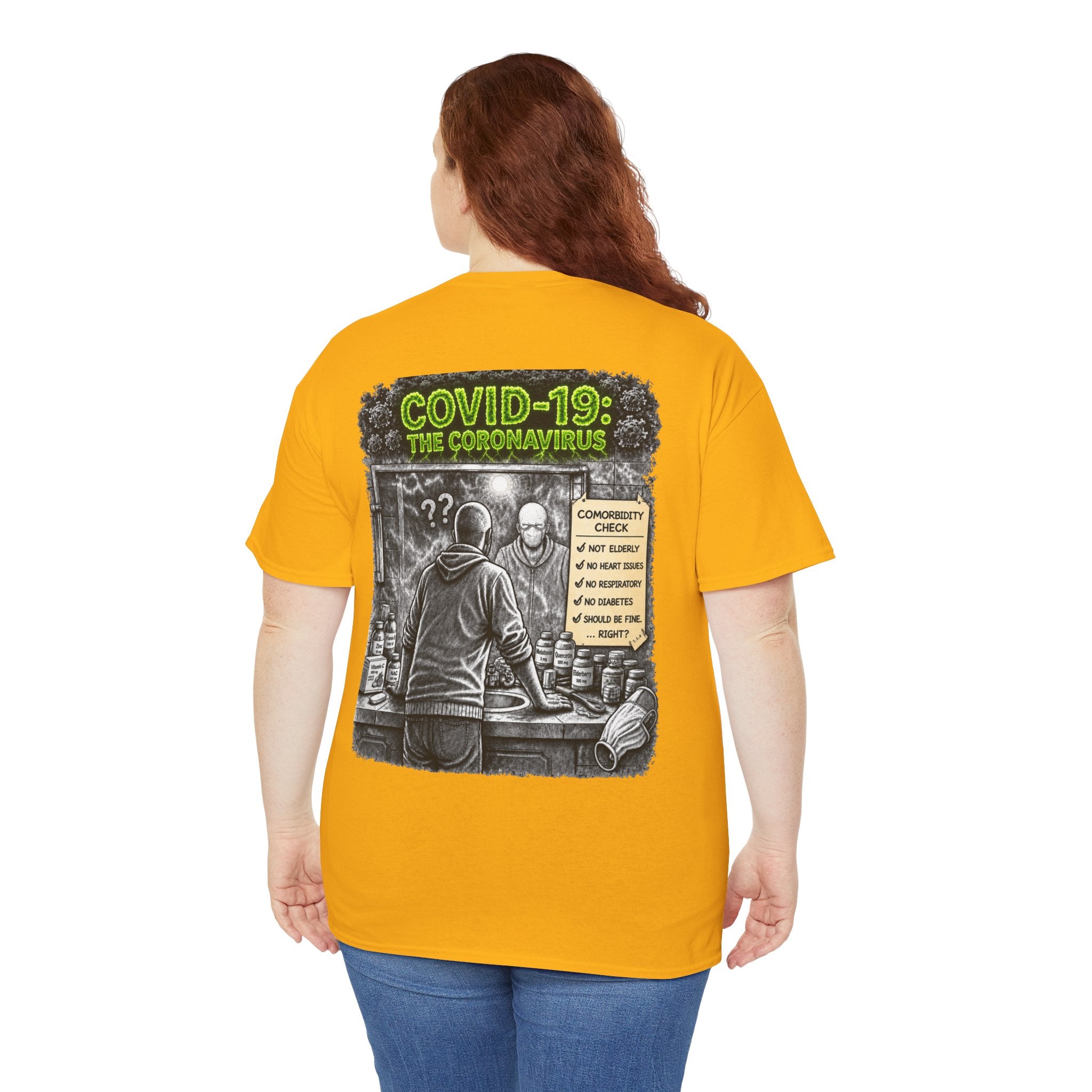 I Survived 2020 — S1:E1 "COVID-19: The Coronavirus" | Pandemic Edition Unisex Heavy Cotton Tee