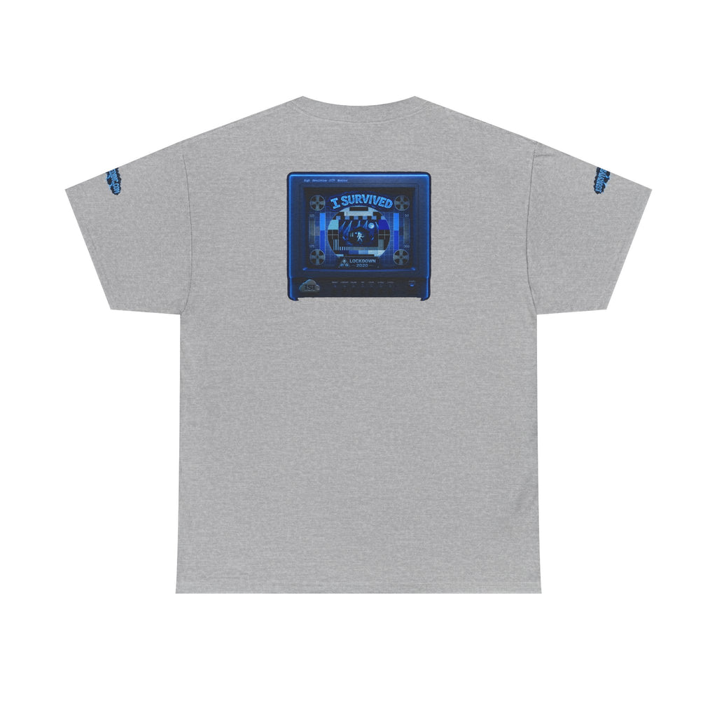 I Survived 2020 — "Please Stand By" Test Pattern Tee Lockdown Special Edition Summer Exclusive Unisex Heavy Cotton Tee
