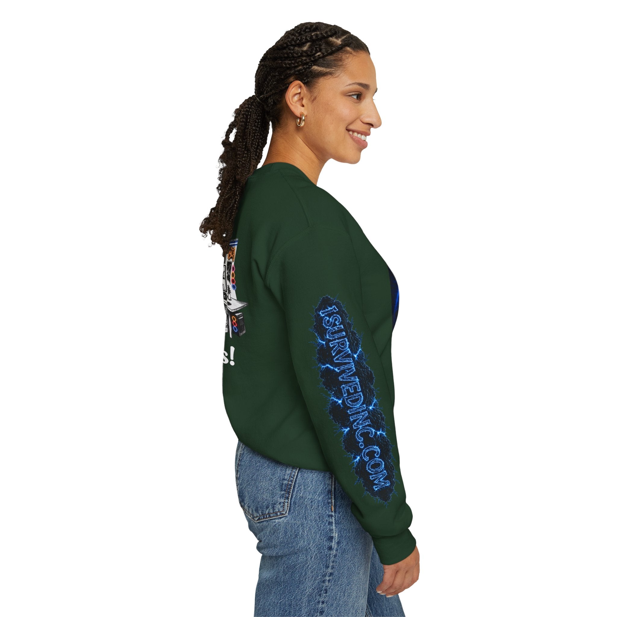 I Survived 2020 — LOCKDOWN S3:E4: "Working From Home" Unisex Heavy Blend™ Crewneck Sweatshirt