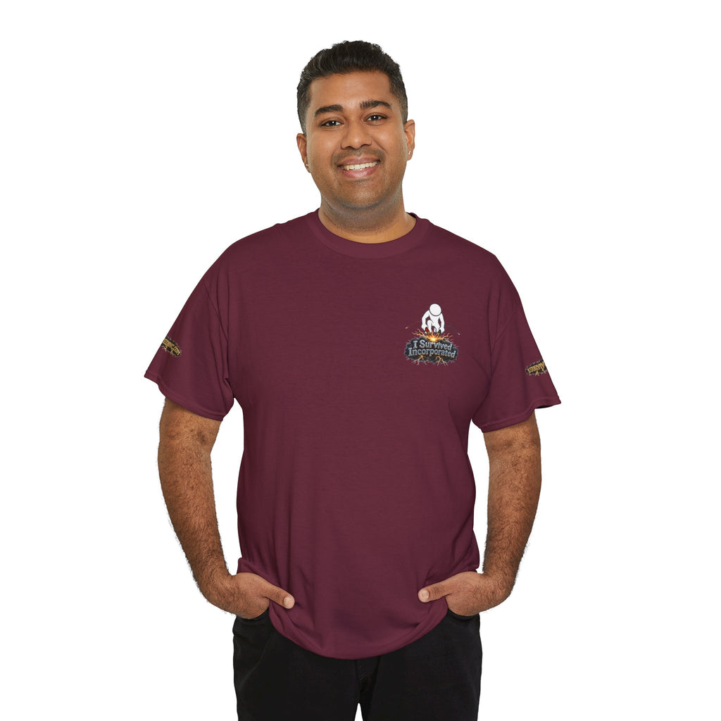 I Survived 2020 — "Please Stand By" Test Pattern Tee Special Edition Summer Premier Unisex Heavy Cotton Tee
