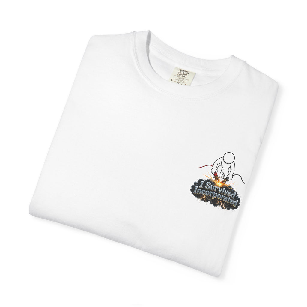 I Survived 2020 — "Please Stand By" Test Pattern Tee Summer Premier Unisex Garment-Dyed T-shirt