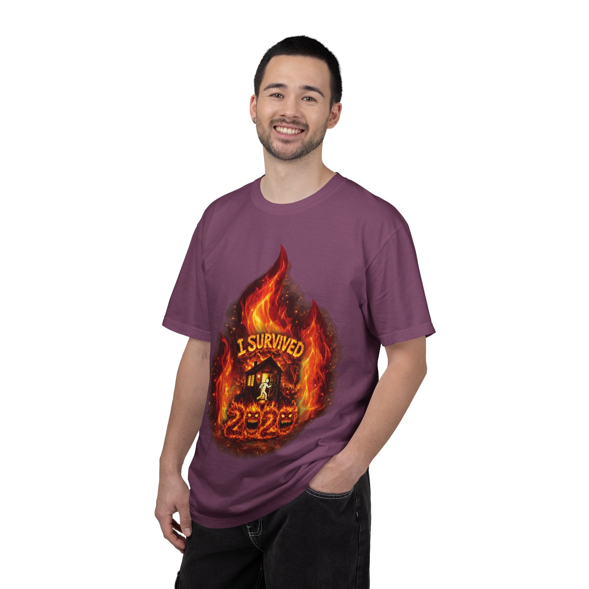 I Survived 2020 — Director's Cut S2:E2 "The Bobcat Fire" | Wildfire Edition Memorial Unisex Garment-Dyed T-shirt