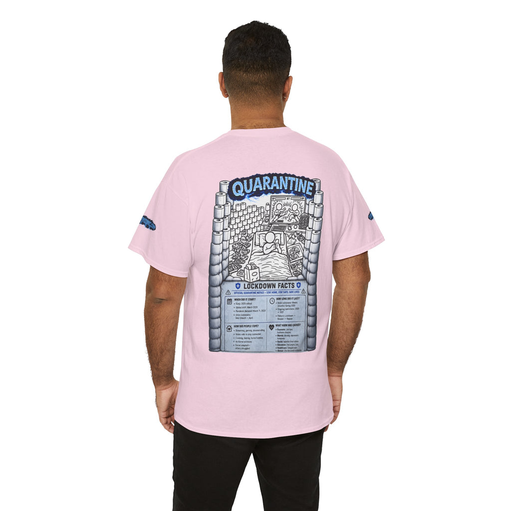 I Survived 2020 — LOCKDOWN S3:E1: Director's Cut Special Edition "Quarantine" Unisex Heavy Cotton Tee