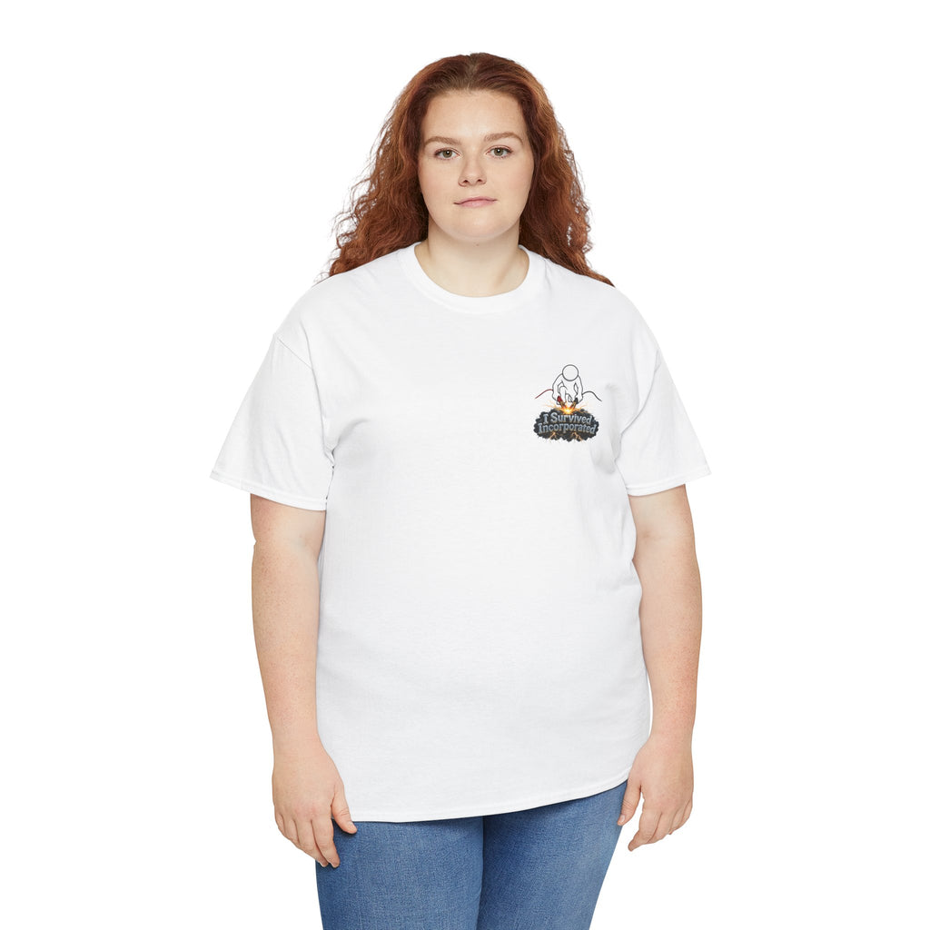 I Survived 2020 — "Please Stand By" Test Pattern Tee Summer Premier Unisex Heavy Cotton Tee