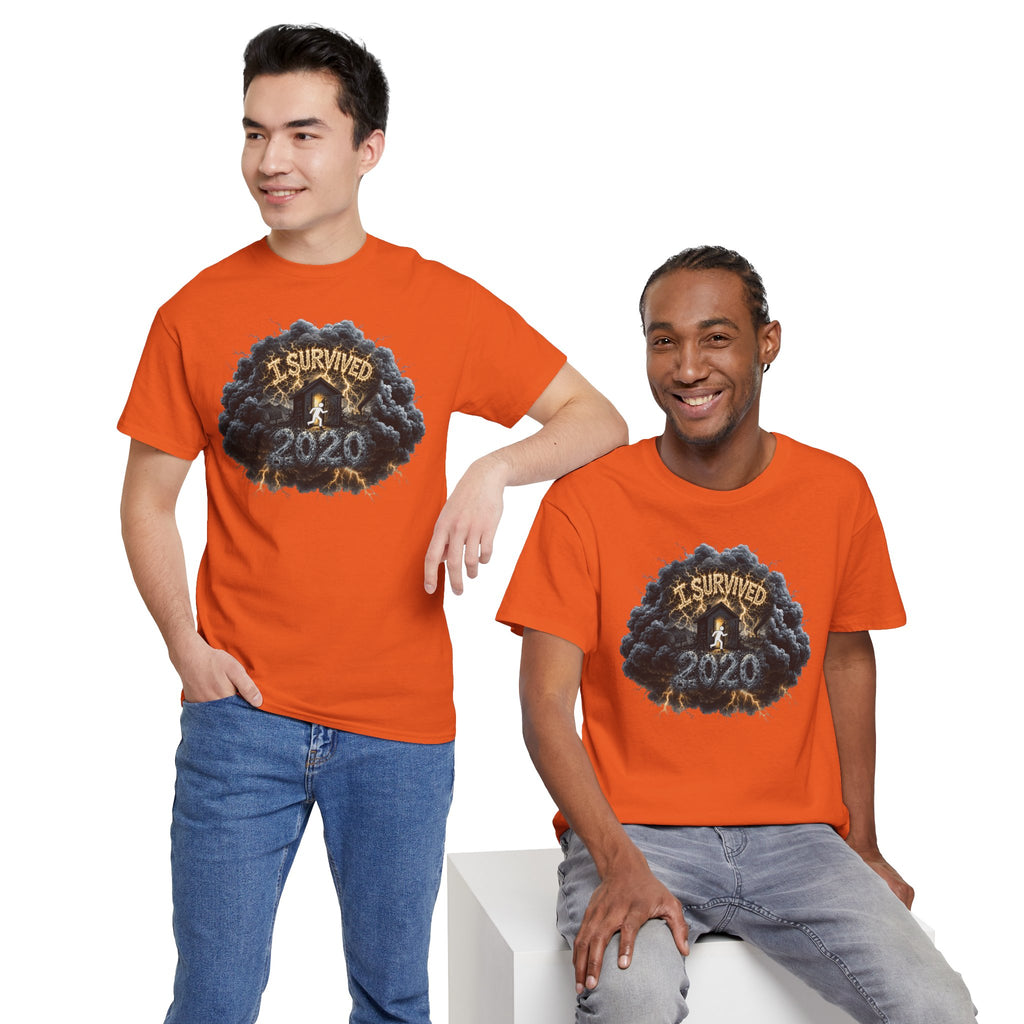 I Survived 2020 — Director's Cut Original Design Teaser Tee | Season 1 Premiere Drop Unisex Heavy Cotton Tee