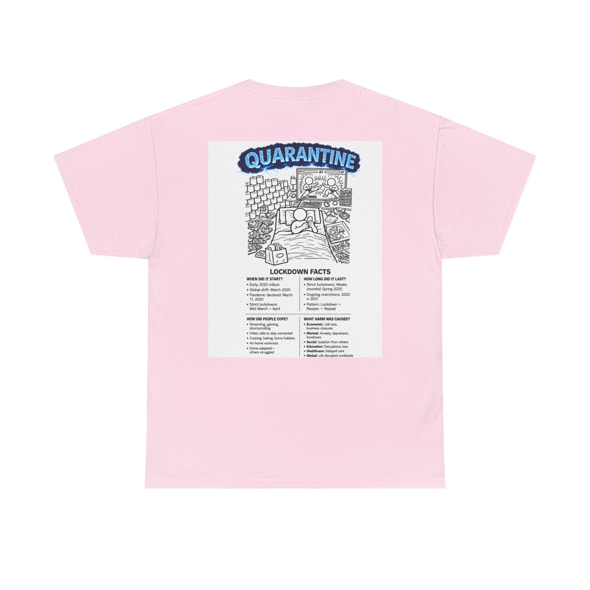I Survived 2020 — S3:E1 "Quarantine" | Lockdown Edition Documentary Unisex Heavy Cotton Tee