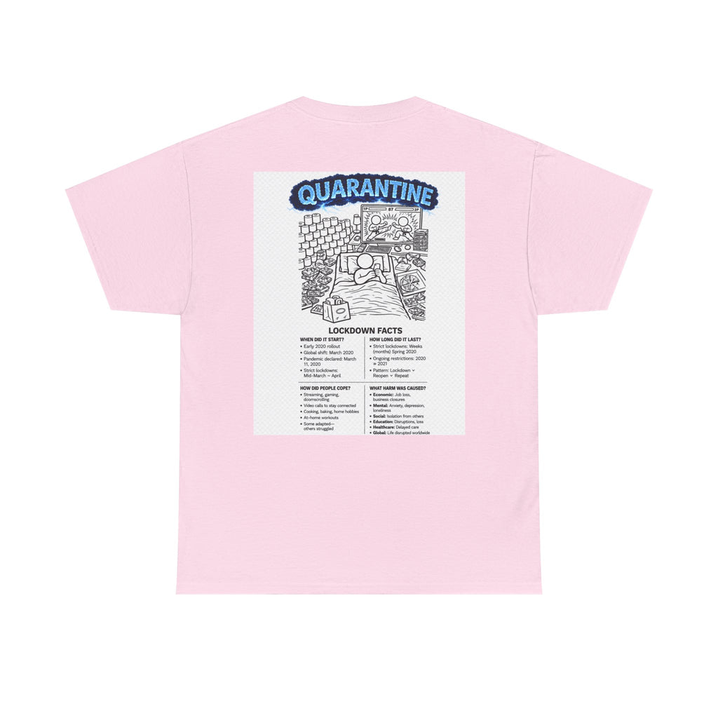 Copy of  I Survived 2020 — S3:E1 "Quarantine" | Lockdown Edition Documentary Unisex Heavy Cotton Tee