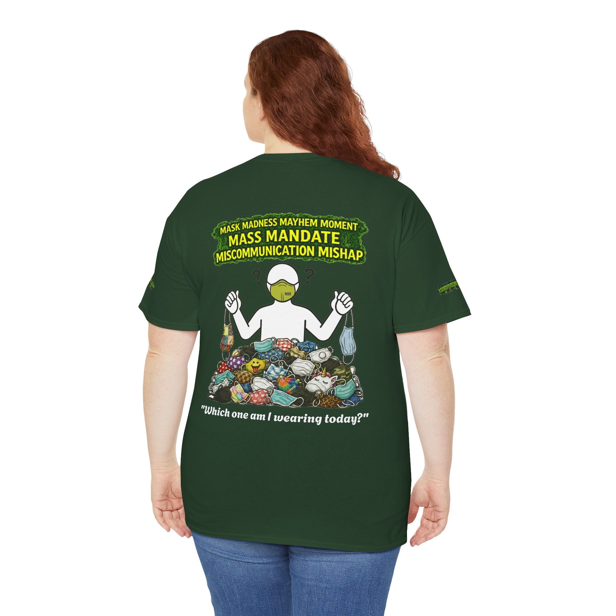 I Survived 2020 — PANDEMIC S1:E4: Director's Cut Special Edition "Mask Madness" Unisex Heavy Cotton Tee