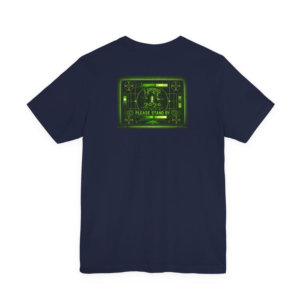 I Survived 2020 — "Please Stand By" Test Pattern Toxic Signal Tee Summer Premiere Unisex Jersey Short Sleeve Tee