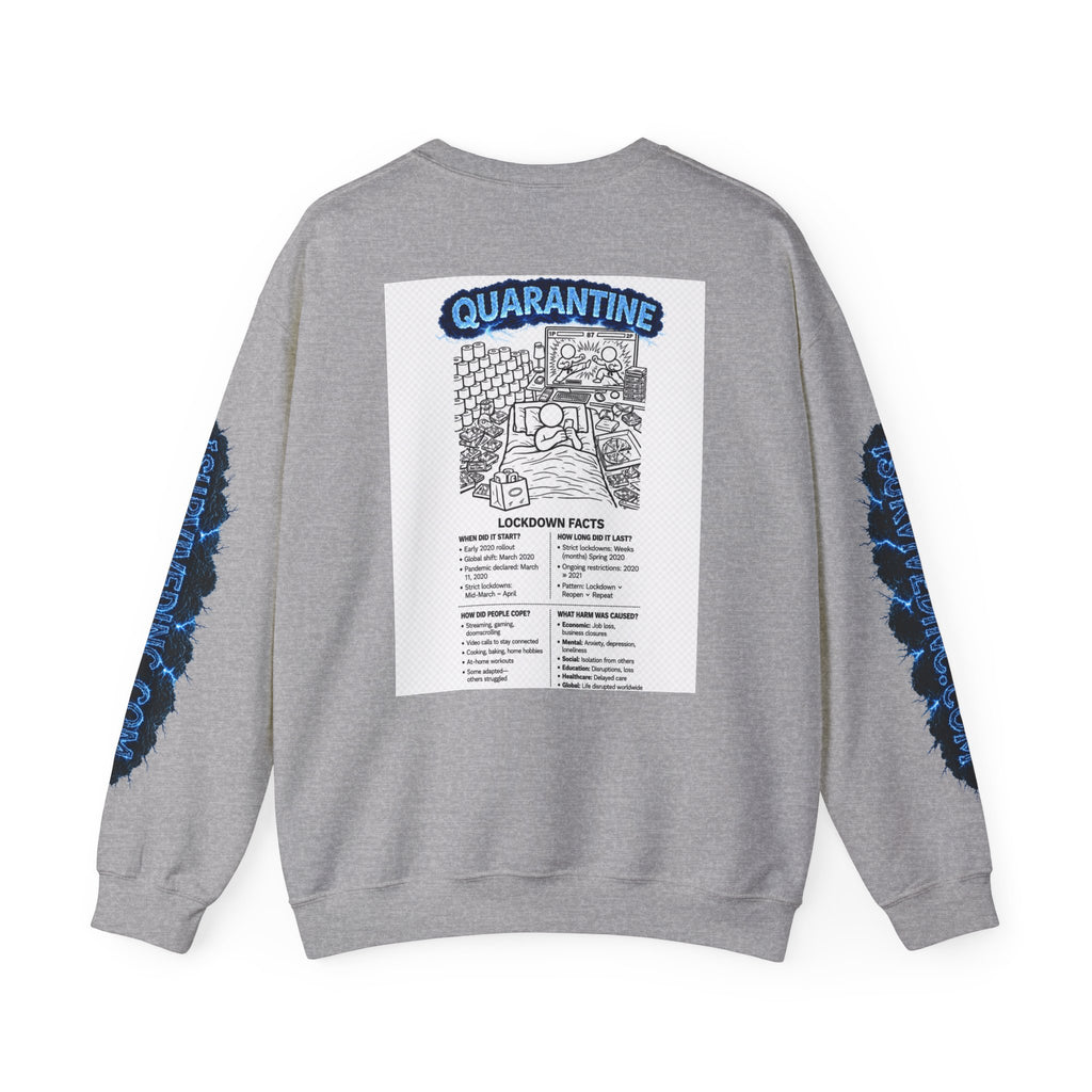 I Survived 2020 — S3:E1 "Quarantine" | Lockdown Edition Documentary Unisex Heavy Blend™ Crewneck Sweatshirt