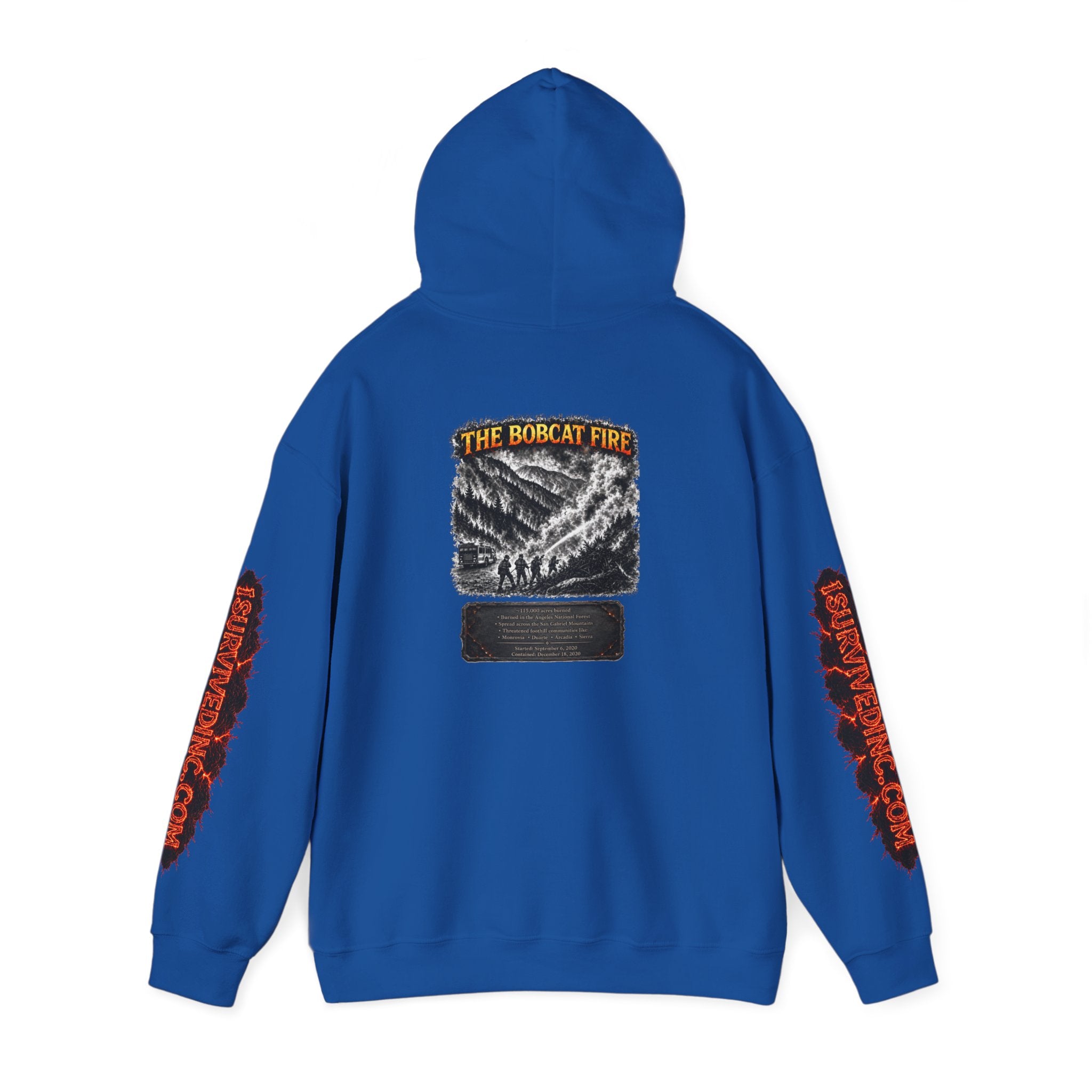 I Survived 2020 — WILDFIRES S2:E2: "The Bobcat Fire" Memorial Hoodie