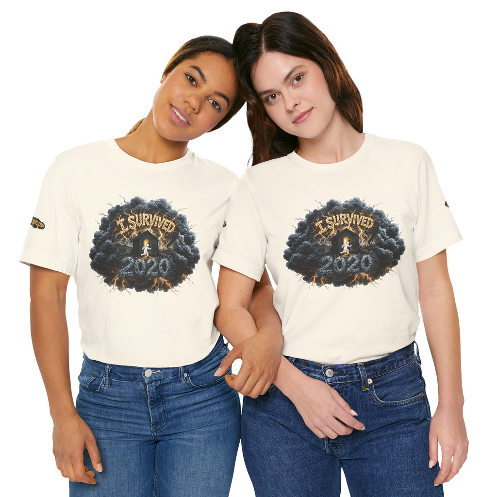 I Survived 2020 — Director's Cut Original Design Teaser Tee | Season 1 Premiere Drop Unisex Jersey Short Sleeve Tee