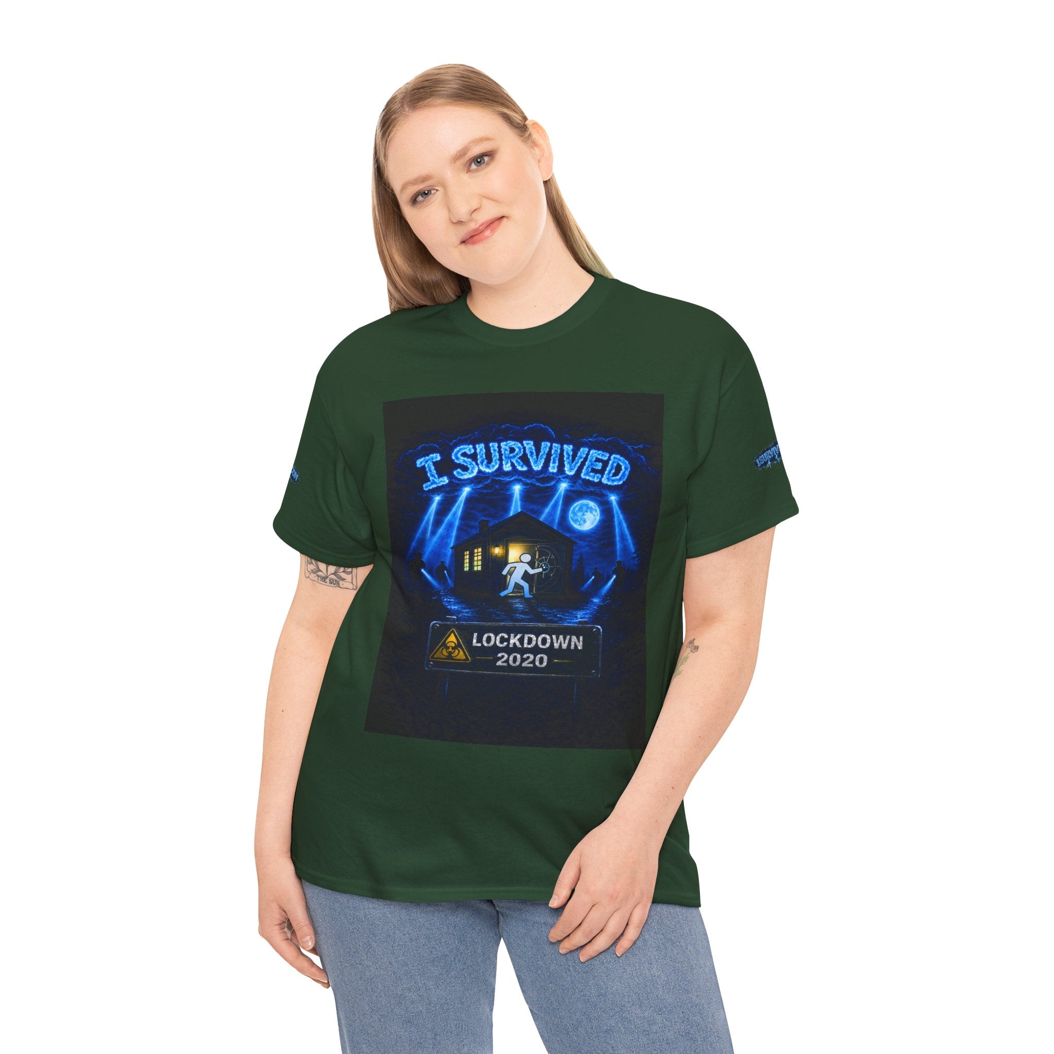 I Survived 2020 — S3:E2 "Dating Under Lockdown" | Lockdown Edition Documentary Unisex Heavy Cotton Tee (SPECIAL EDITION)