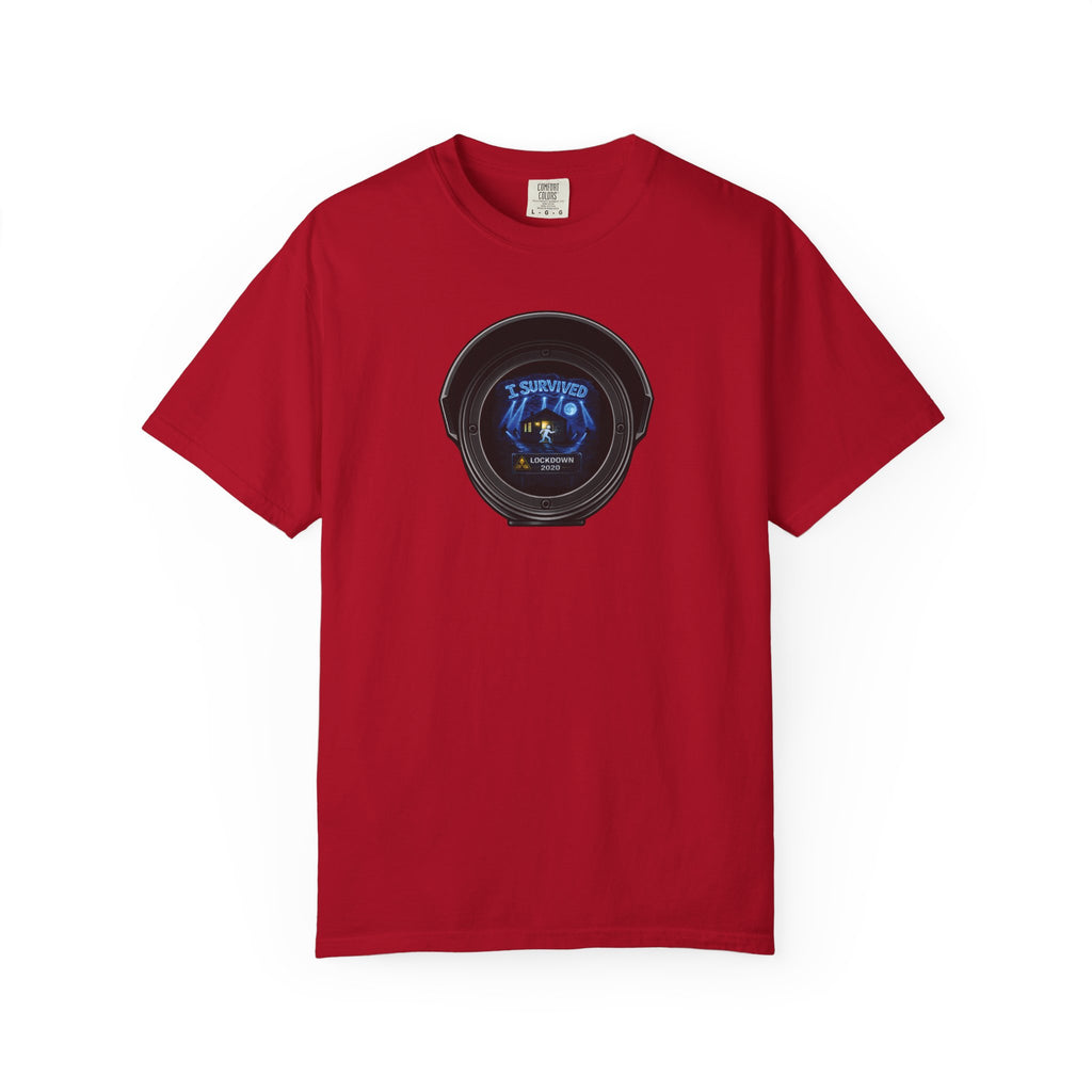 I Survived 2020 —  LOCKDOWN S3:E3: Director's Cut "Remote Schooling" Unisex Garment-Dyed T-shirt