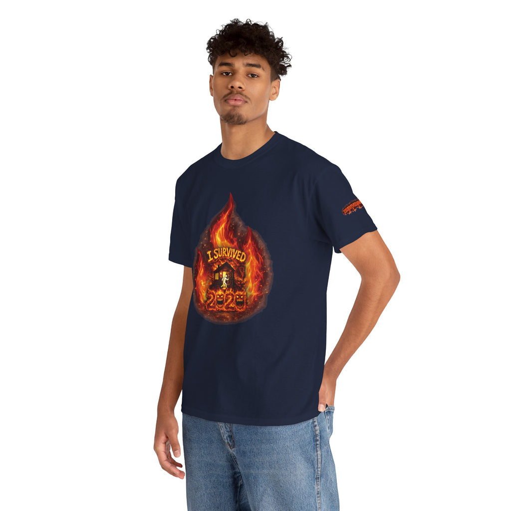 I Survived 2020 — Director's Cut S2:E3 "The California Wildfires" | Wildfire Edition Memorial Unisex Heavy Cotton Tee (SPECIAL EDITION)