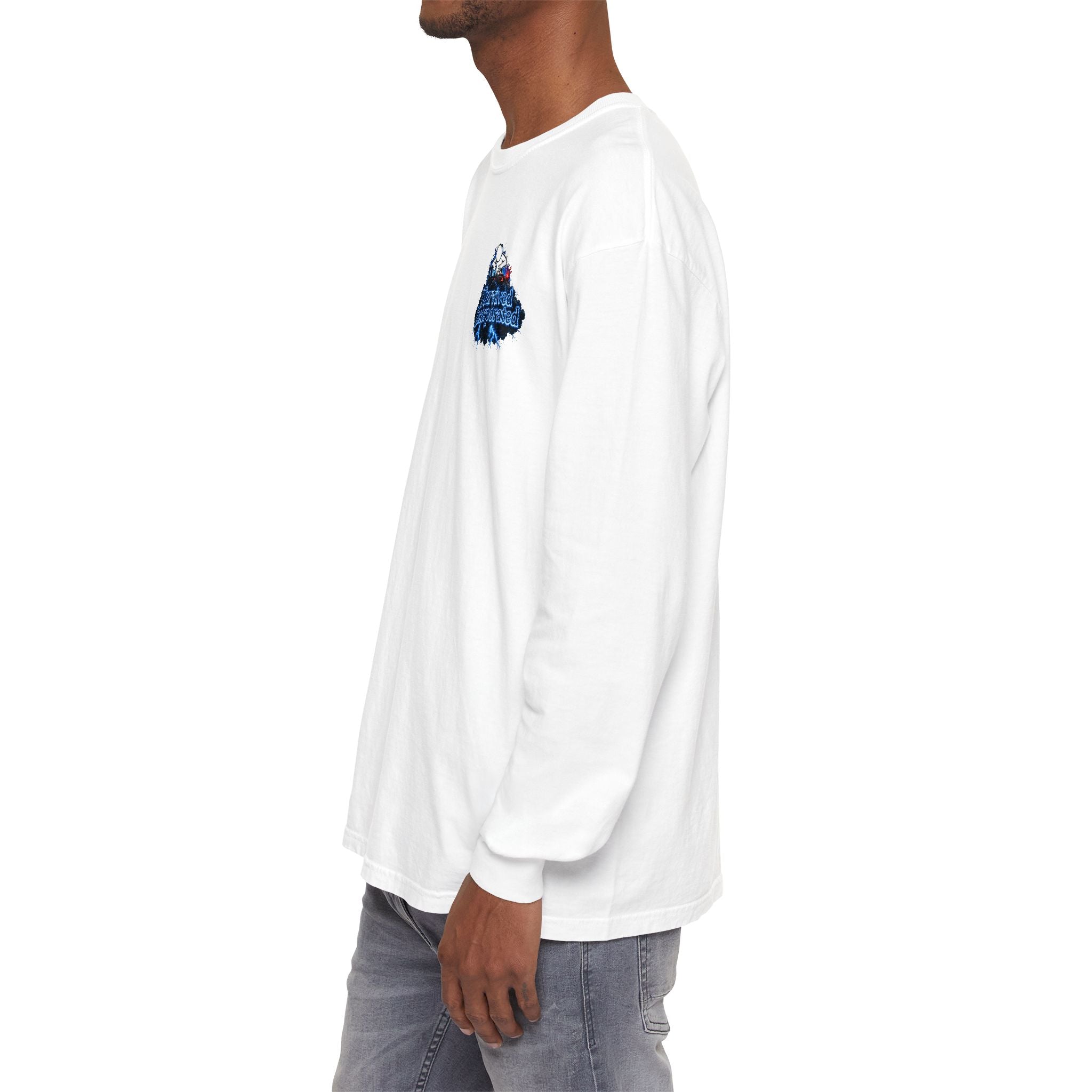 I Survived 2020 — "Please Stand By" Test Pattern Tee Lockdown Edition Summer Exclusive Unisex Garment-Dyed Long Sleeve T-Shirt