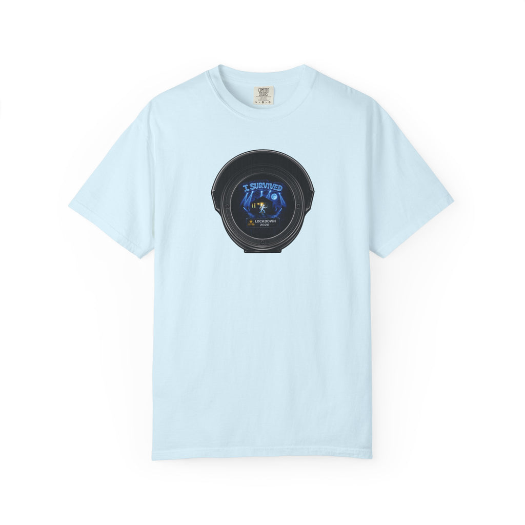 I Survived 2020 —  LOCKDOWN S3:E3: Director's Cut "Remote Schooling" Unisex Garment-Dyed T-shirt