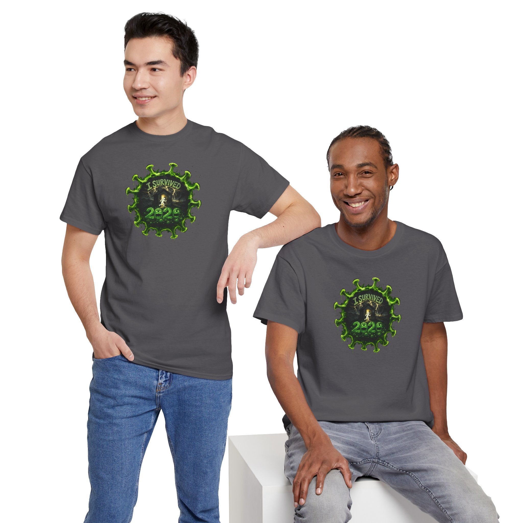 I Survived 2020 — PANDEMIC S1:E2: Director's Cut "The Coming of COVID" Unisex Heavy Cotton Tee