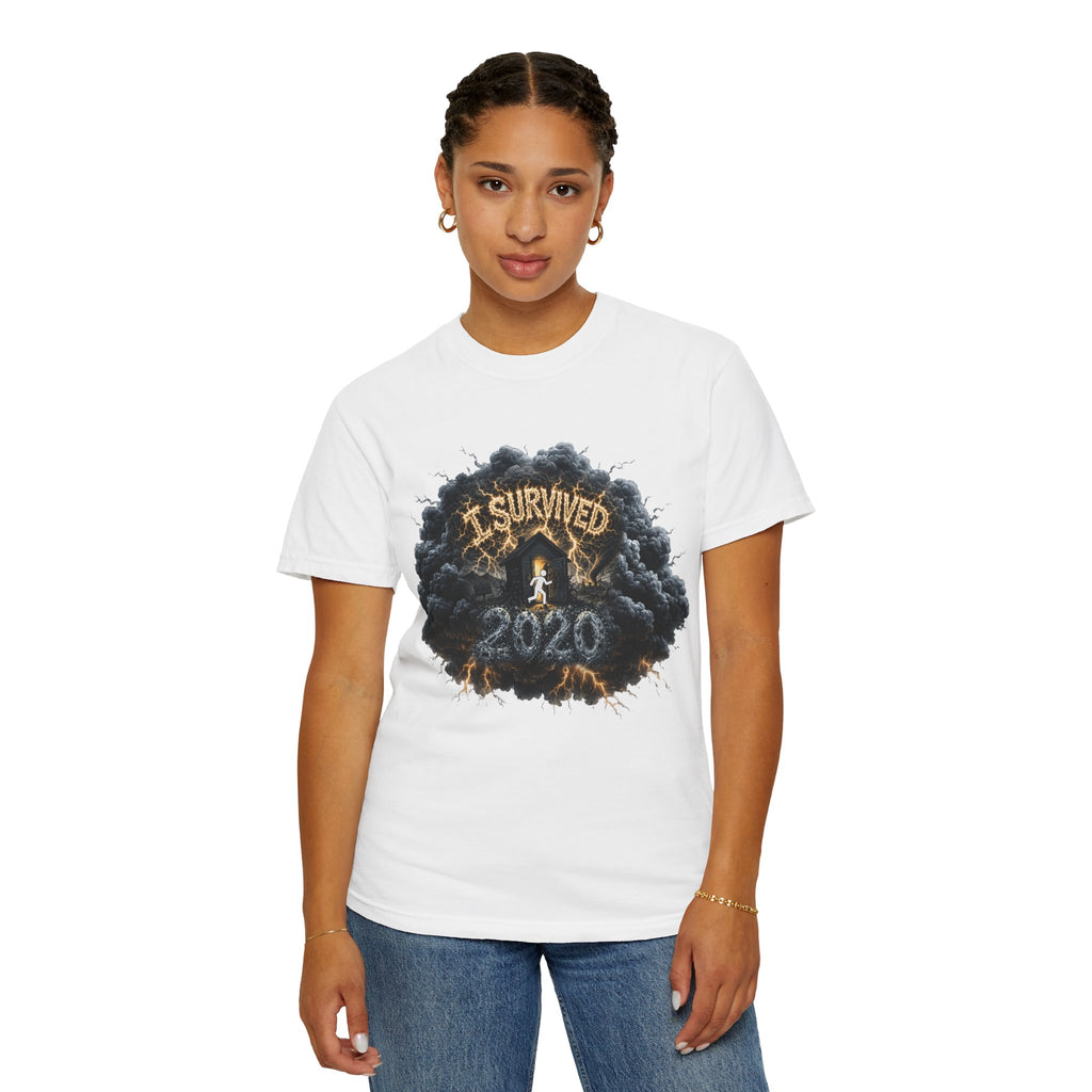 I Survived 2020 — Director's Cut Original Design Teaser Tee | Season 1 Premiere Drop Unisex Garment-Dyed T-shirt
