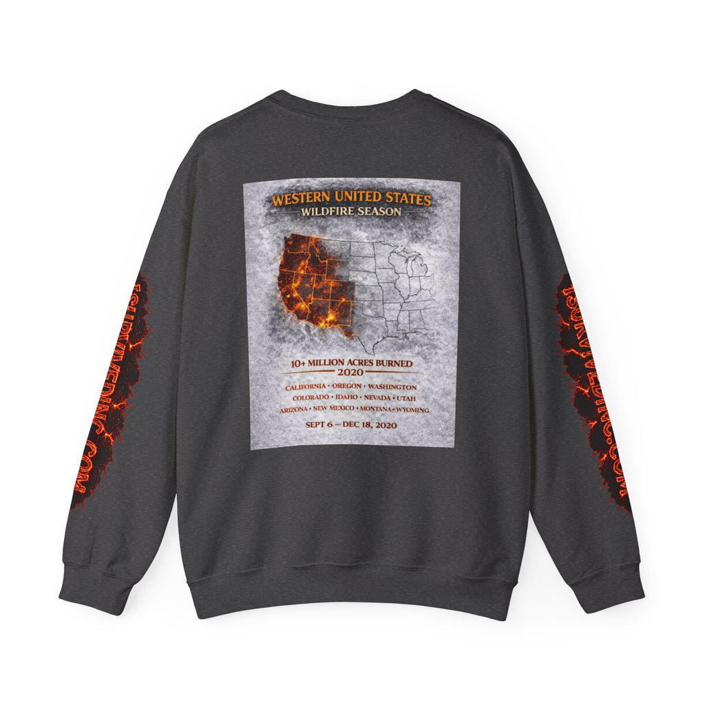 I Survived 2020 — S2:E4 "Western U.S. Wildfire Season" | Mid-Season Finale Pt. 1 | Wildfire Edition Memorial Unisex Heavy Blend™ Crewneck Sweatshirt