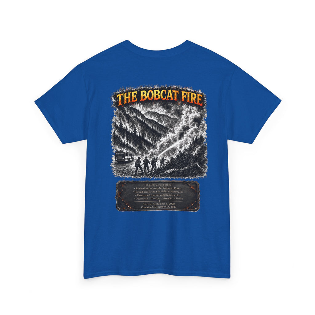 I Survived 2020 — Director's Cut S2:E2 "The Bobcat Fire" | Wildfire Edition Memorial Unisex Heavy Cotton Tee