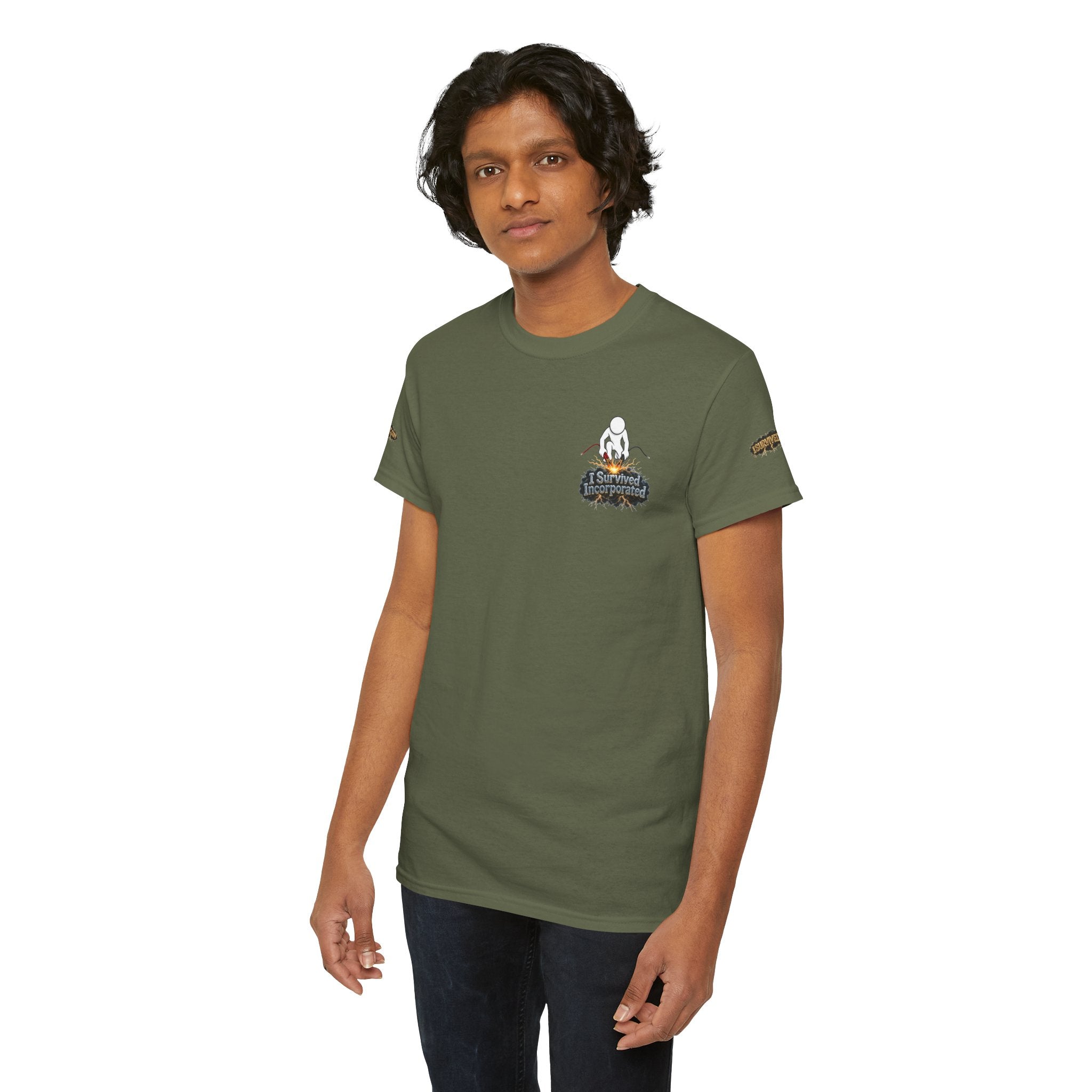 I Survived 2020 — "Please Stand By" Test Pattern Tee Special Edition Summer Premier Unisex Heavy Cotton Tee