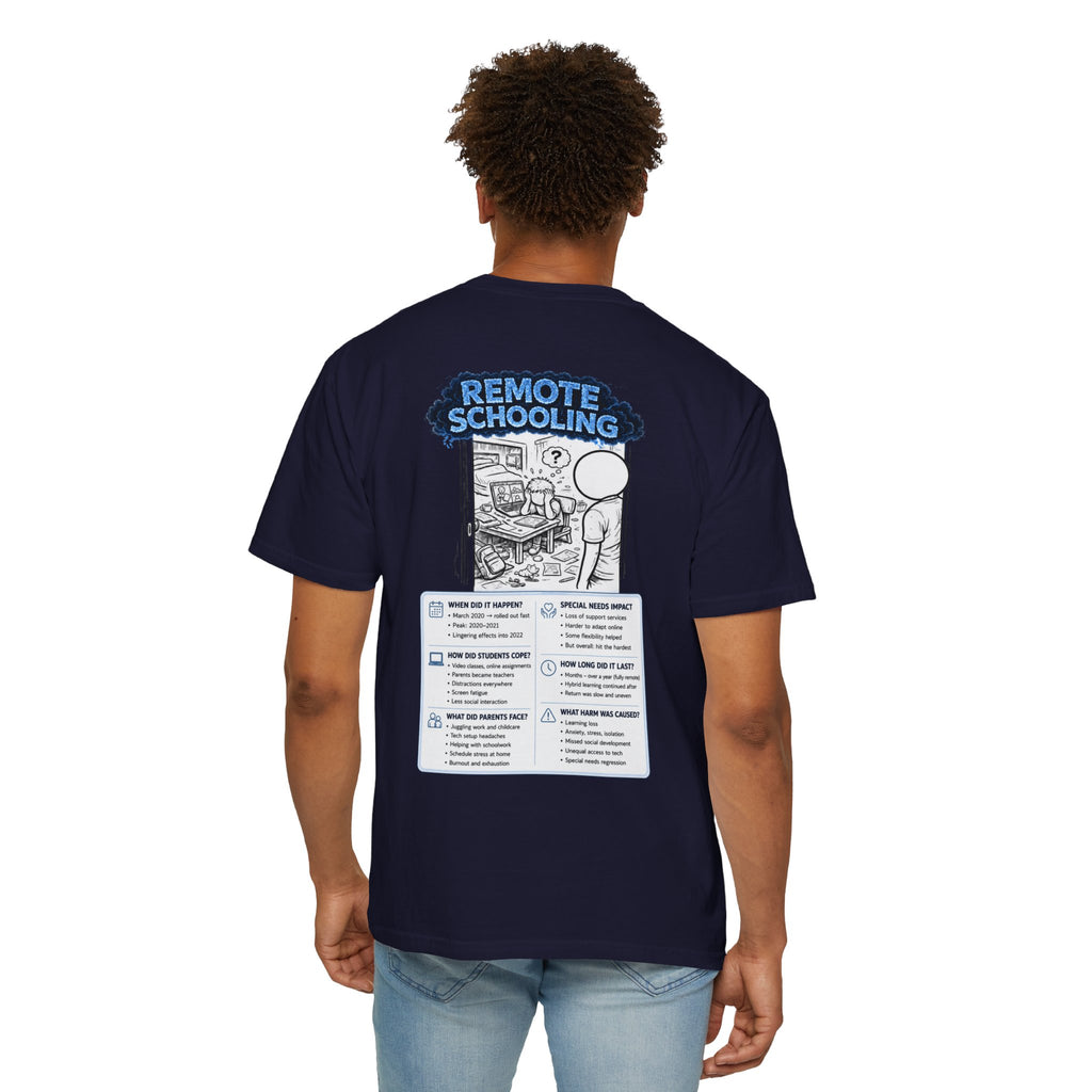 I Survived 2020 — Director's Cut S3:E3 "Remote Schooling" | Lockdown Edition Documentary Unisex Garment-Dyed T-shirt