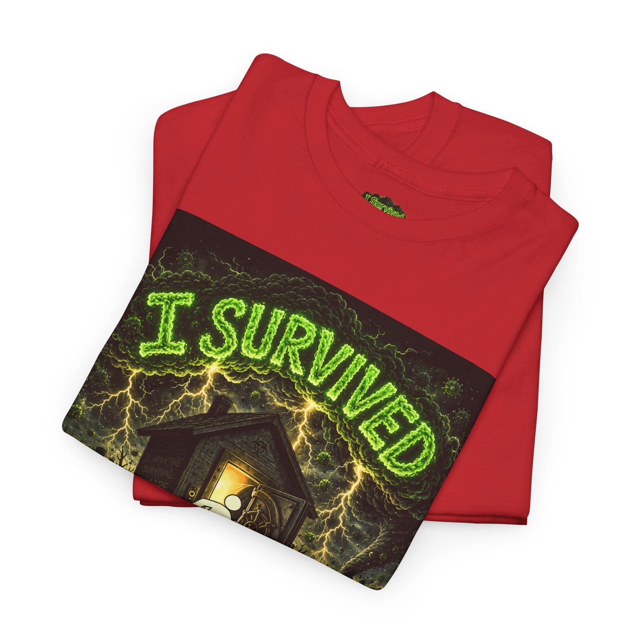 I Survived 2020 — S1:E2 "The Coming of COVID" | Pandemic Edition Unisex Heavy Cotton Tee