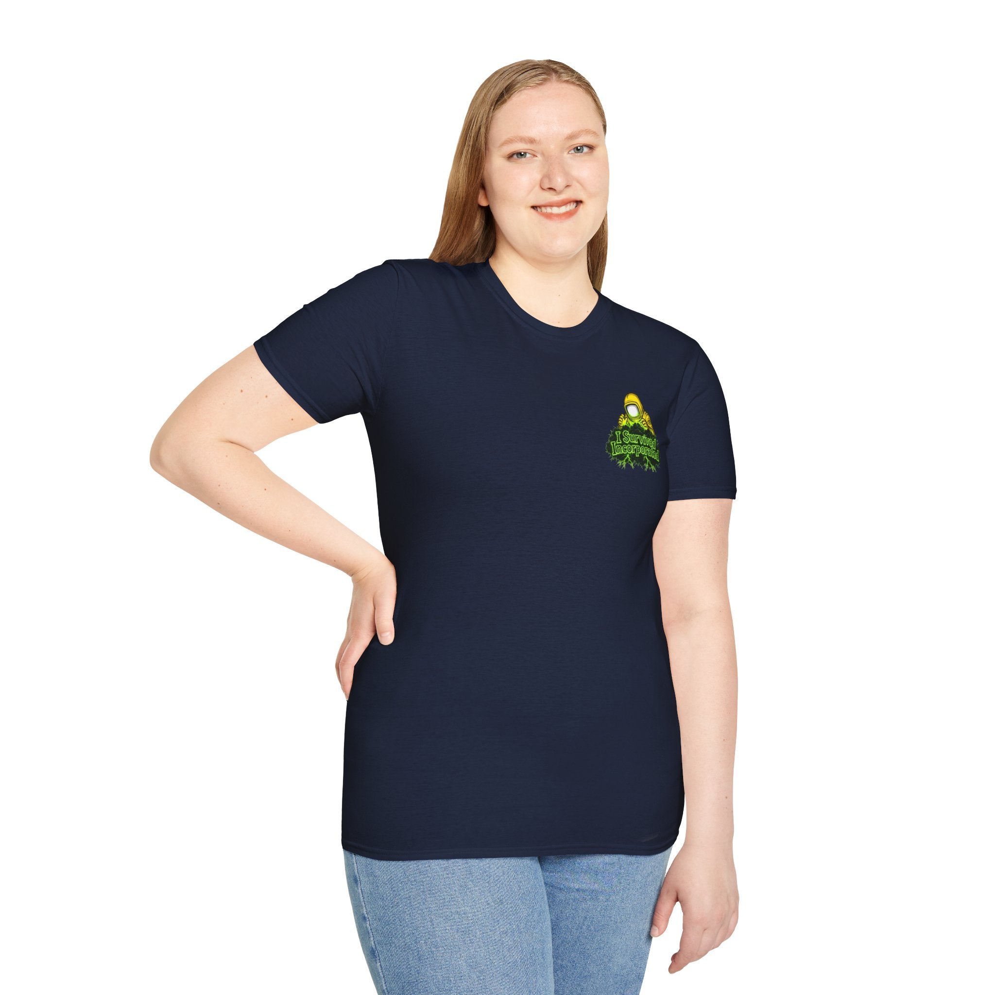 I Survived 2020 — "Please Stand By" Test Pattern Toxic Signal Tee Summer Premiere Unisex Softstyle T-Shirt
