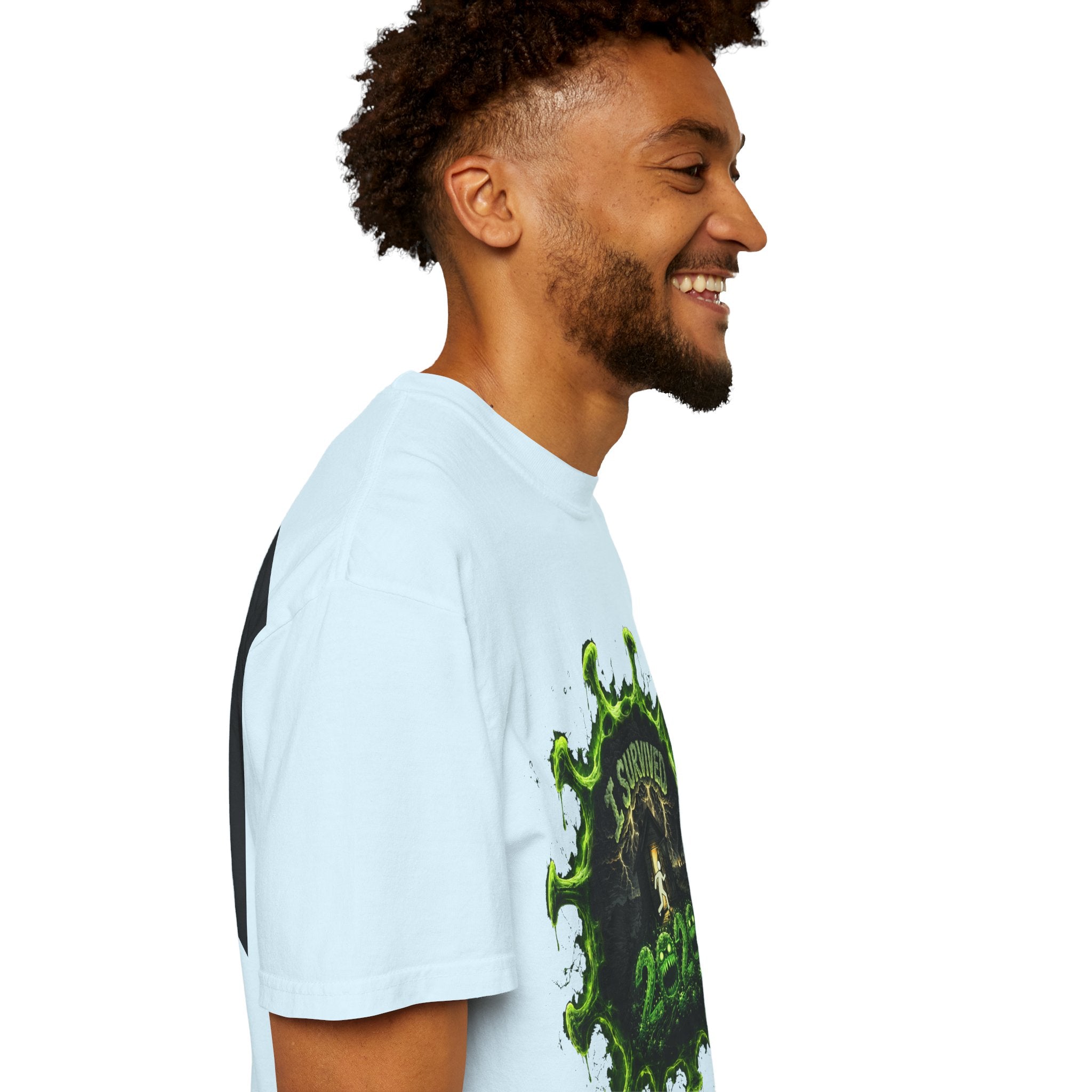 I Survived 2020 — Director's Cut S1:E3 "The Jab!" | Pandemic Edition Unisex Garment-Dyed T-shirt