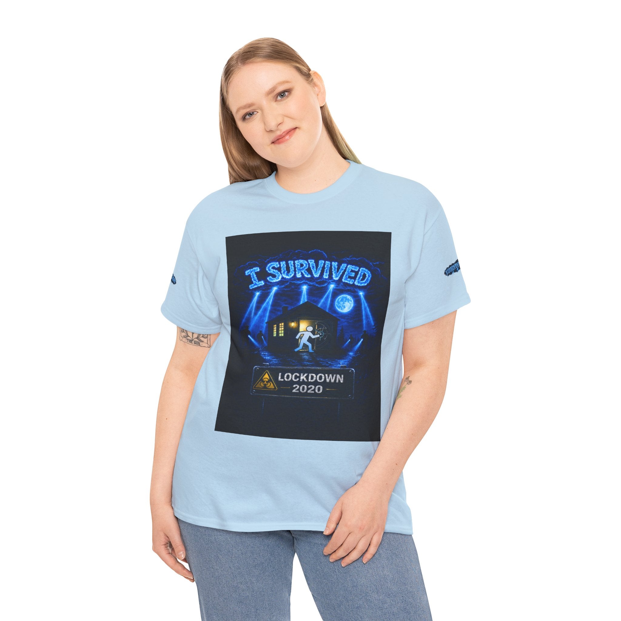 I Survived 2020 — S3:E2 "Dating Under Lockdown" | Lockdown Edition Documentary Unisex Heavy Cotton Tee (SPECIAL EDITION)
