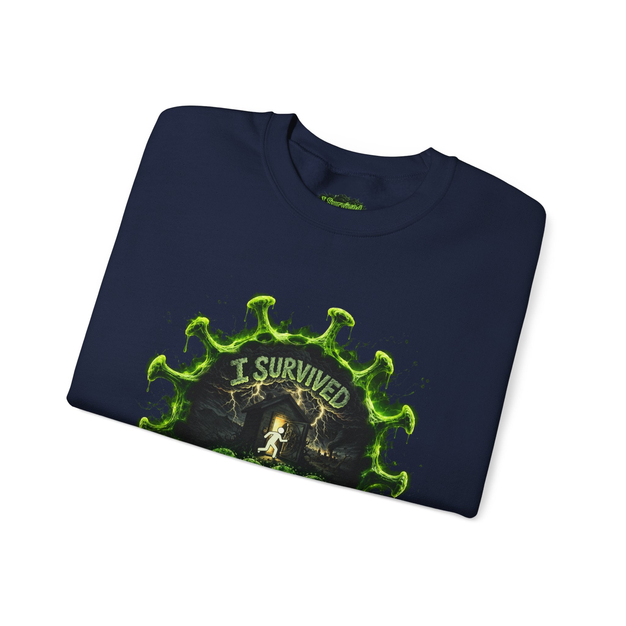 I Survived 2020 — Director's Cut S1:E4 "Mask Madness Mayhem Moment" | Pandemic Edition Unisex Heavy Blend™ Crewneck Sweatshirt