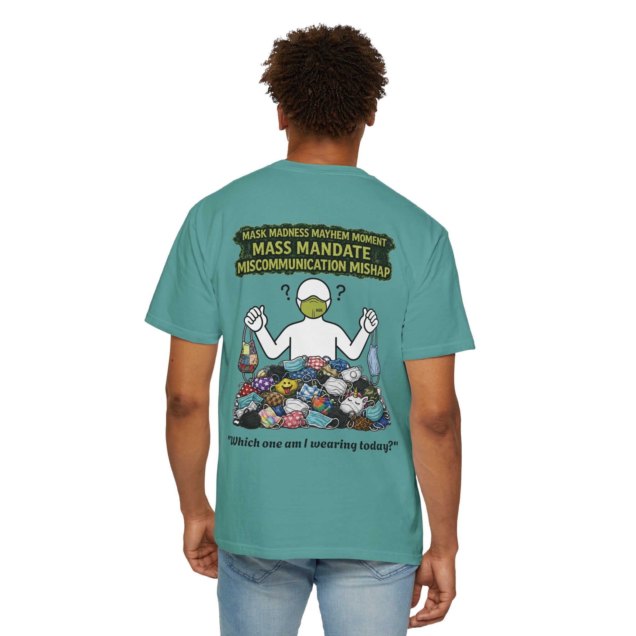 I Survived 2020 — Director's Cut S1:E4 "Mask Madness Mayhem Moment" | Pandemic Edition Unisex Garment-Dyed T-shirt